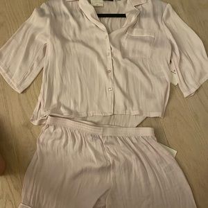 NWT something navy matching pajama set